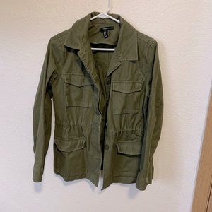 Army green cargo jacket